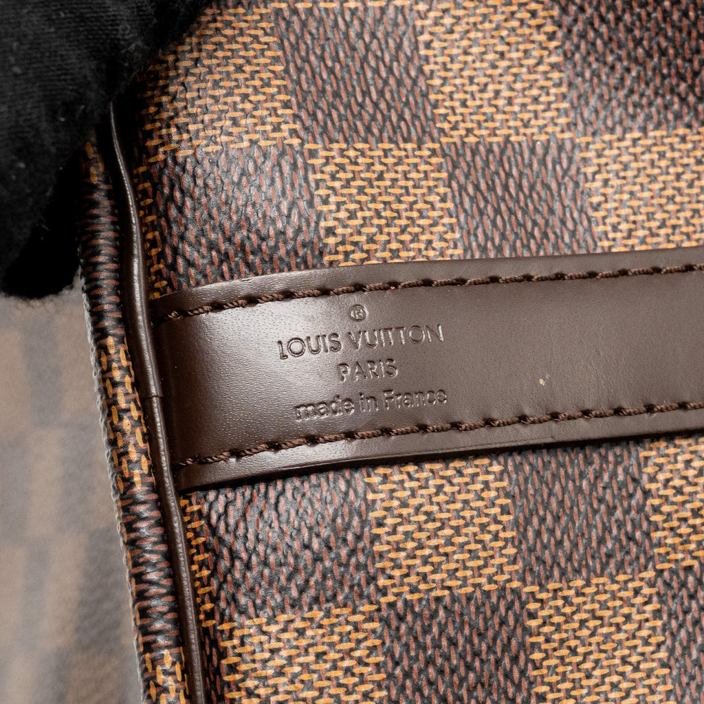 LOUIS VUITTON SPEEDY BANDOULIERE 25 DAMIER EBENE CANVAS GHW