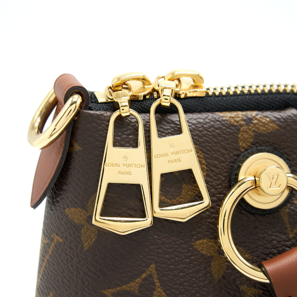 LOUIS VUITTON V TOTE BAG MEDIUM BLACK GHW