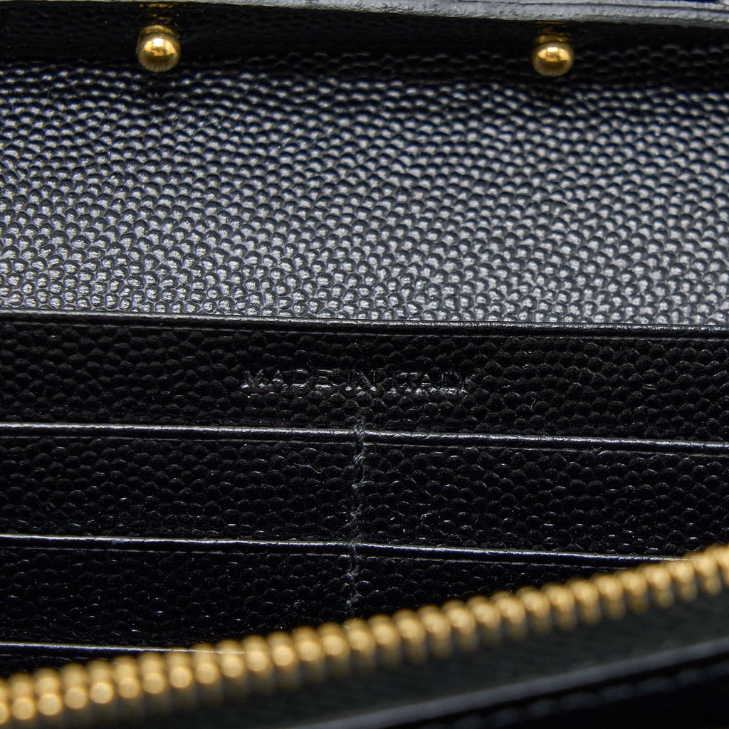 SAINT LAURENT / YSL KATE BAG GRAINED CALFSKIN BLACK GHW