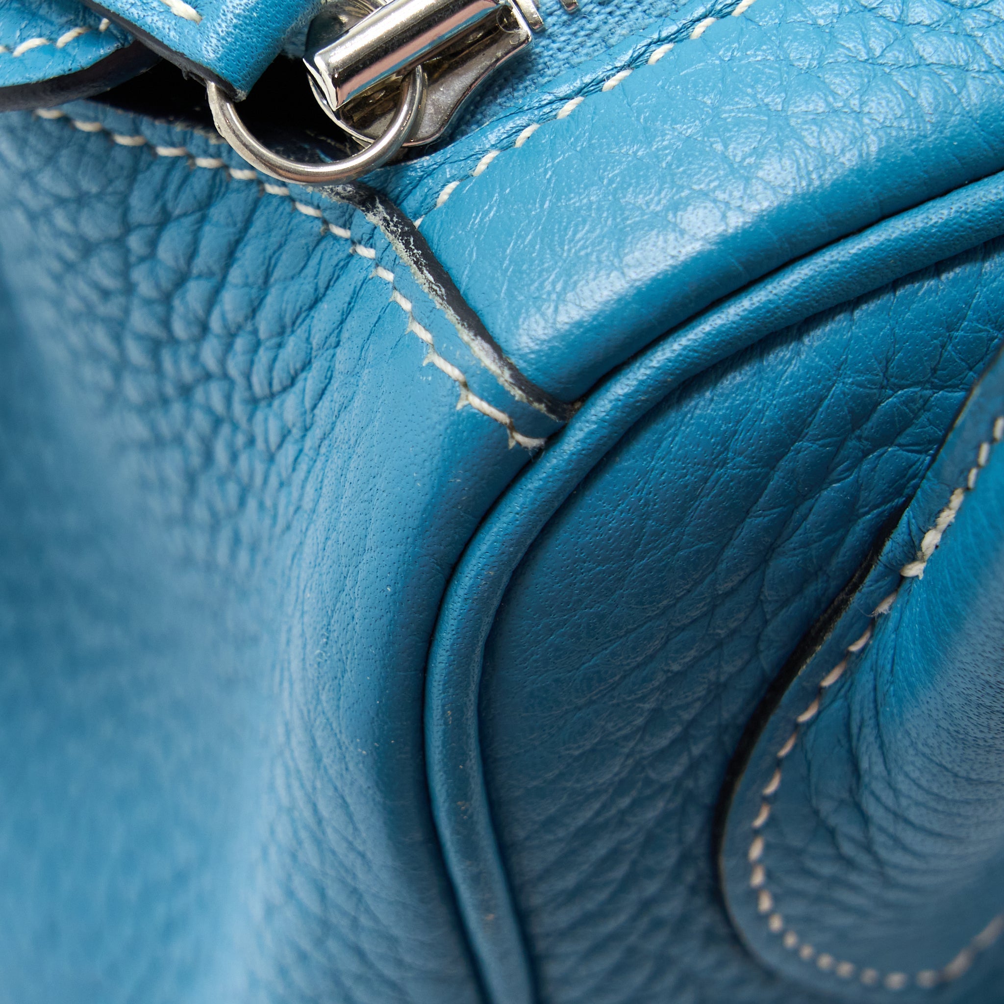 HERMES LINDY 34 CLEMENCE BLUE JEANS SHW