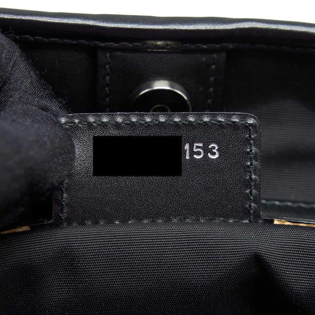 DIOR LADY DIOR TOTE BAG CANVAS BLACK SHW