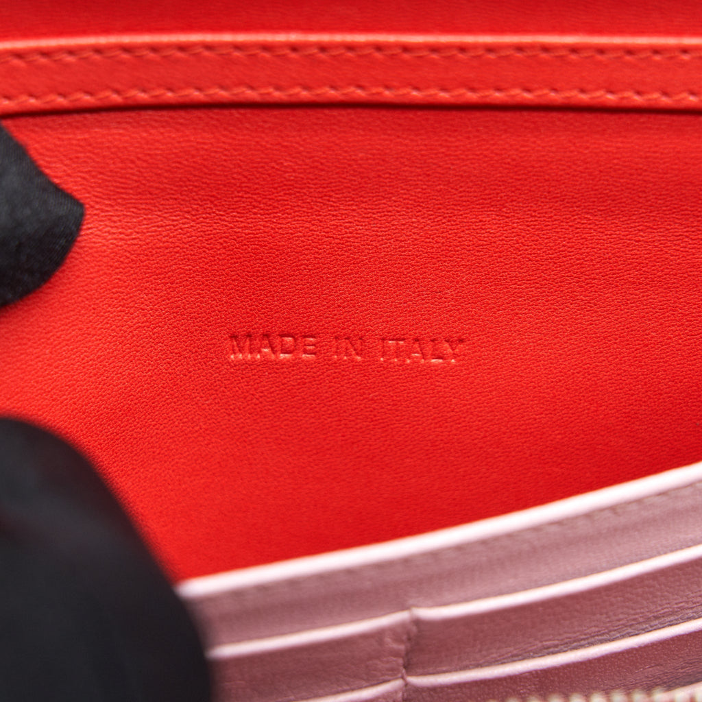 DIOR MISS DIOR POUCH WITH CHAIN POPPY ORANGE