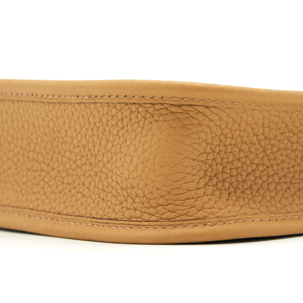 HERMES MINI EVELYNE 16 CLEMENCE BISCUIT/ CAMEL GHW
