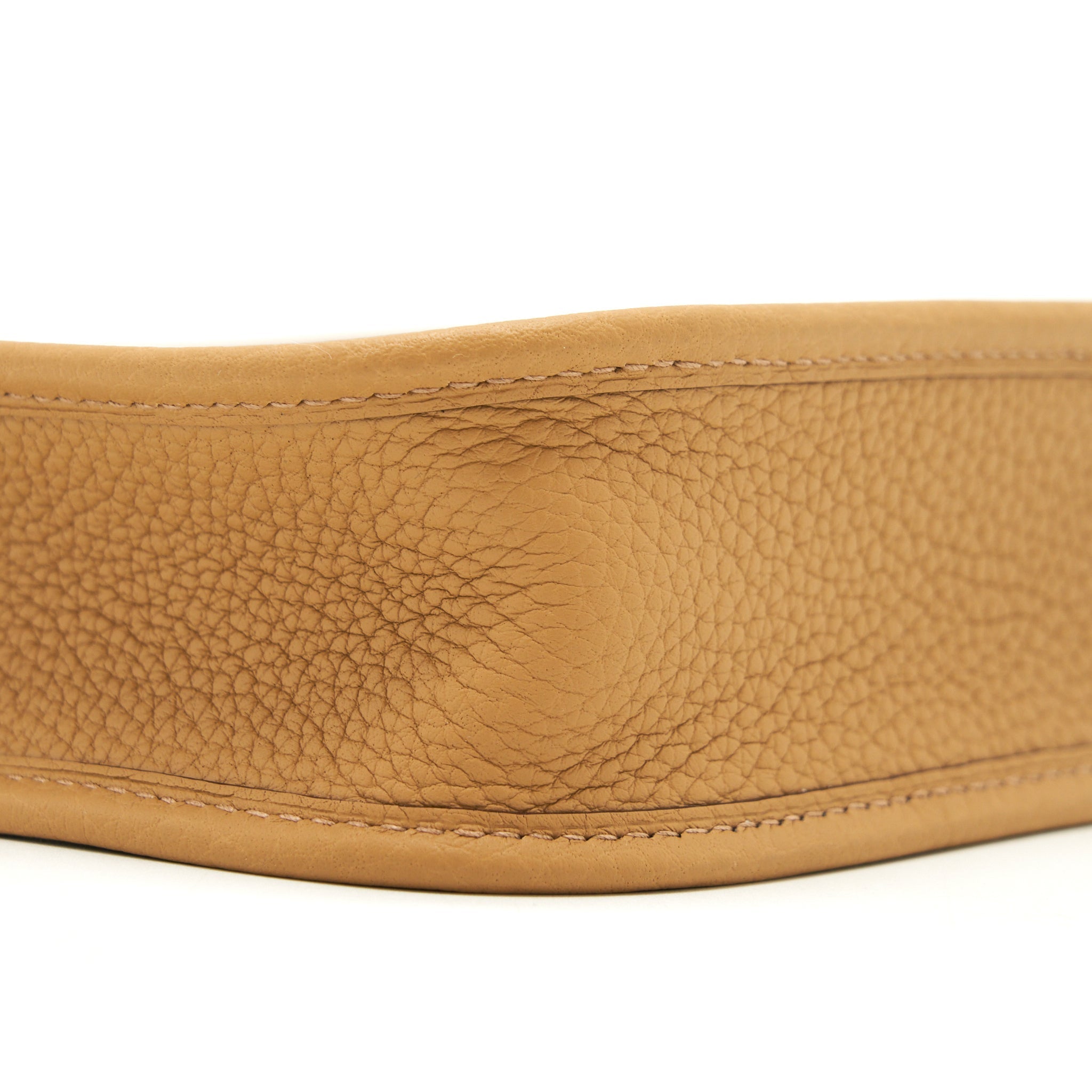 HERMES MINI EVELYNE 16 CLEMENCE BISCUIT/ CAMEL GHW