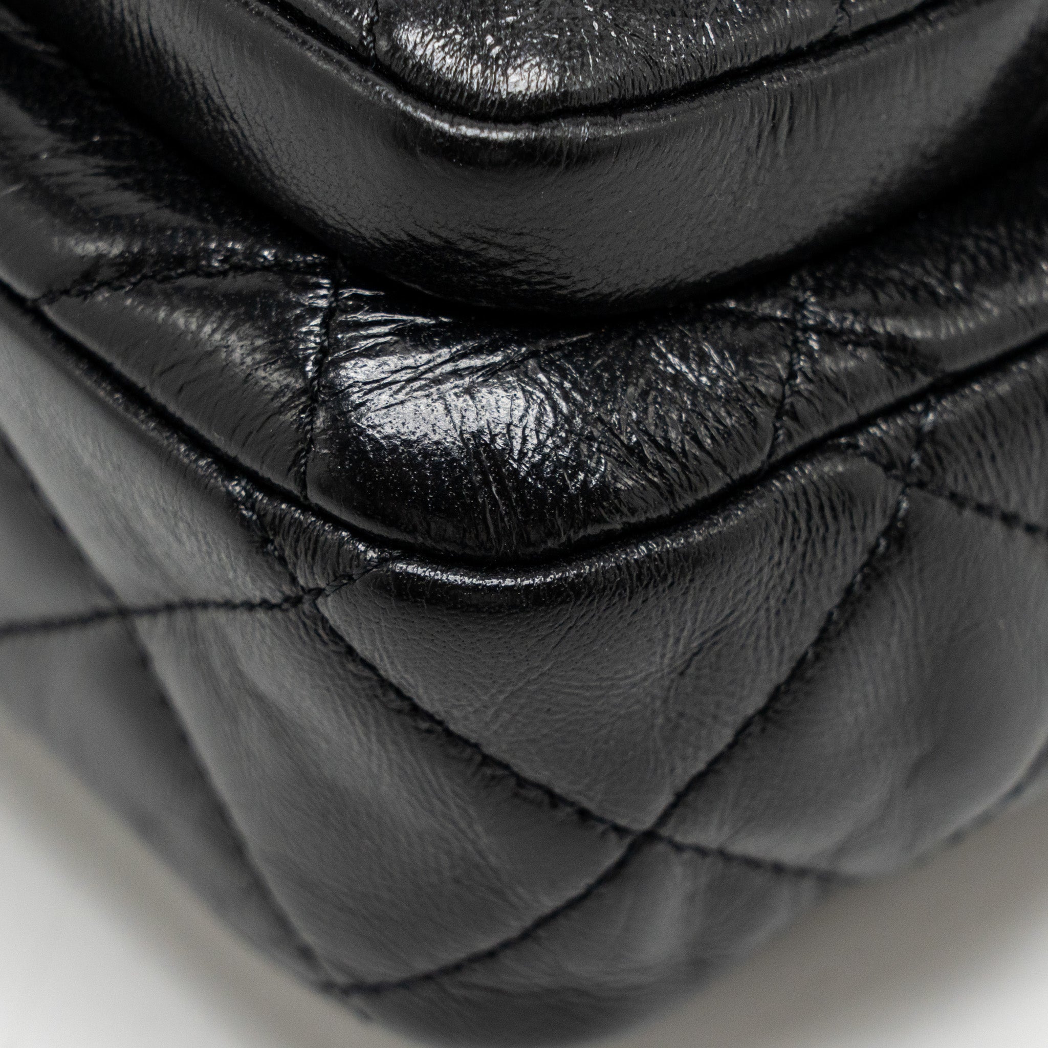 CHANEL DOUBLE POCKET TOP HANDLE MESSANGER BAG SHINY CALFSKIN BLACK GHW (MICROCHIP)