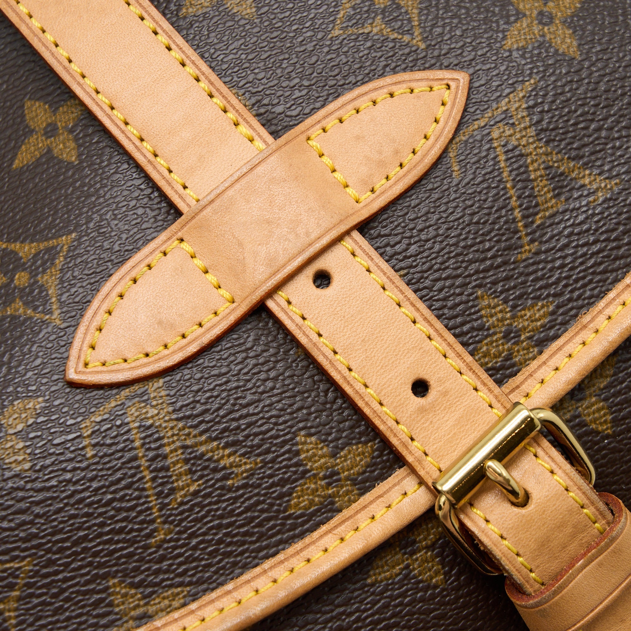 LOUIS VUITTON DOUBLE SIDE CROSSBODY BAG MONOGRAM CANVAS GHW