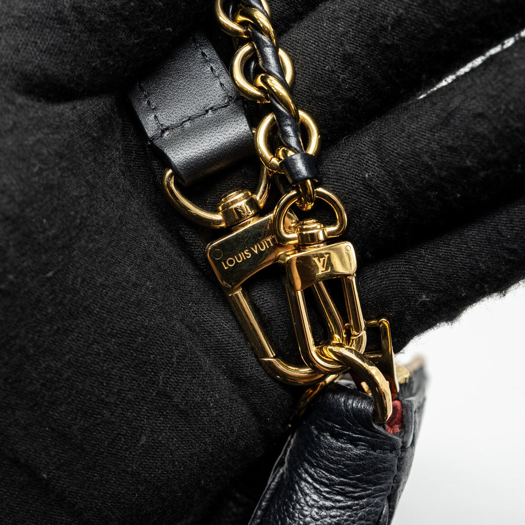 LOUIS VUITTON MULTI POCHETTE MONOGRAM EMPREINTE BLACK GHW