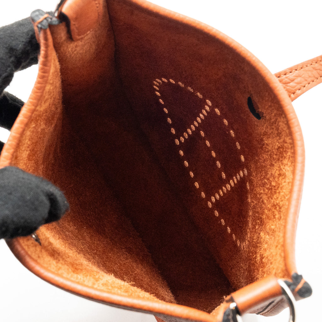 HERMES MINI EVELYN CLEMENCE CUIVRE SHW