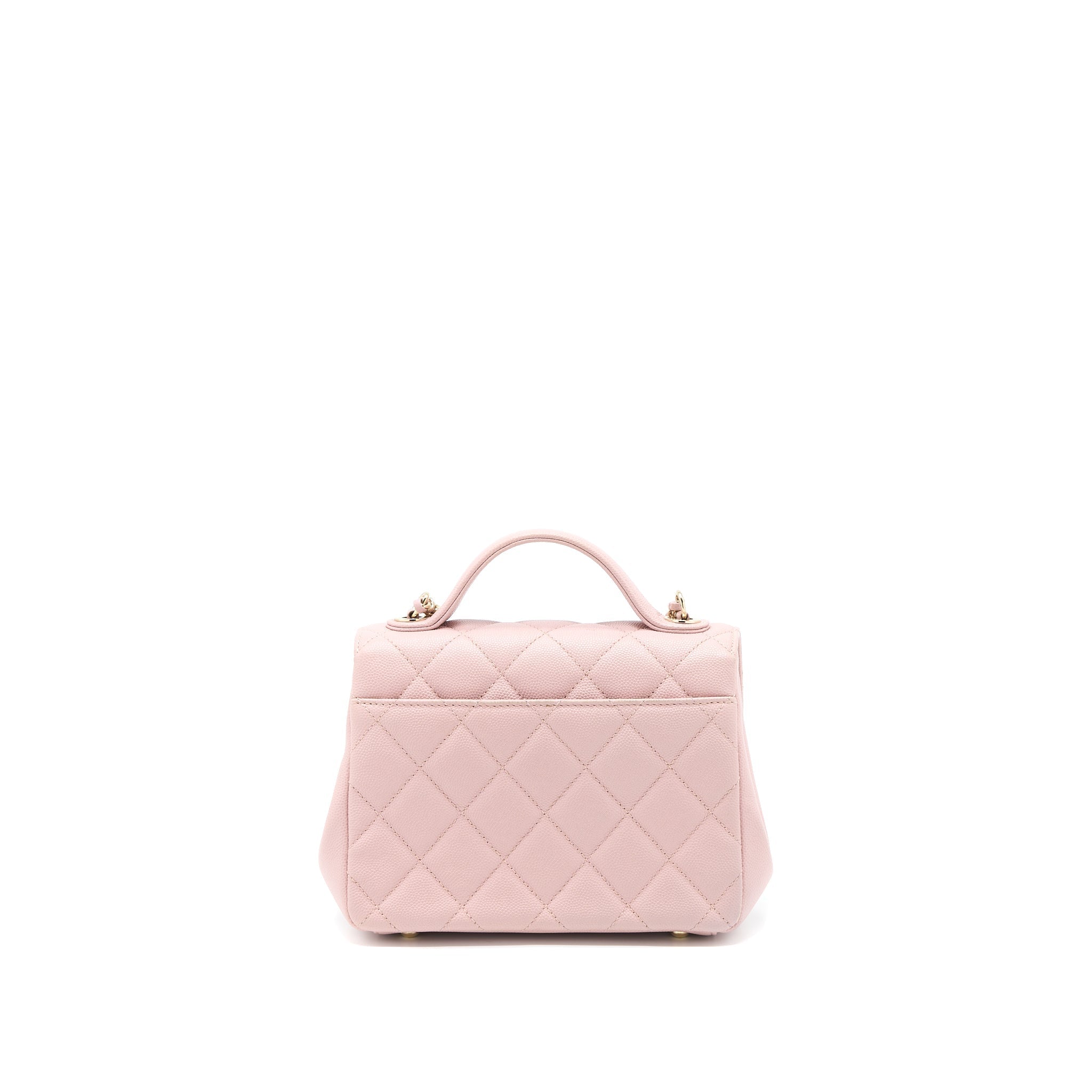 CHANEL SMALL BUSINESS AFFINITY BAG CAVIAR LIGHT PINK LGHW