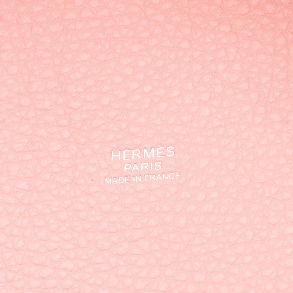 HERMES PICOTIN 22 LOCK BAG CLEMENCE ROSE SAKURA SHW