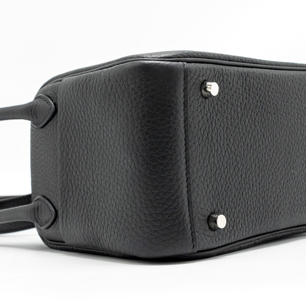 HERMES MINI LINDY II CLEMENCE BLACK SHW
