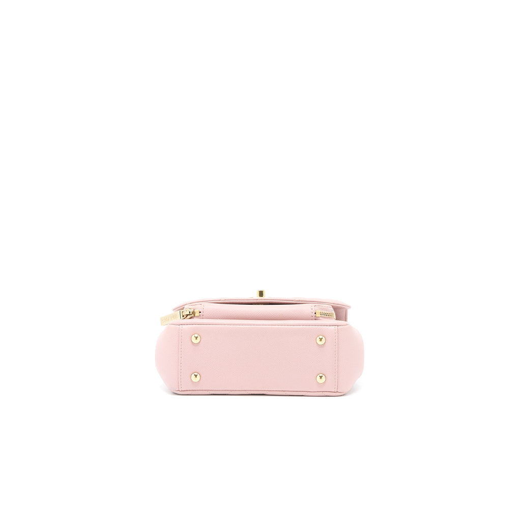 CHANEL SMALL BUSINESS AFFINITY BAG CAVIAR LIGHT PINK LGHW