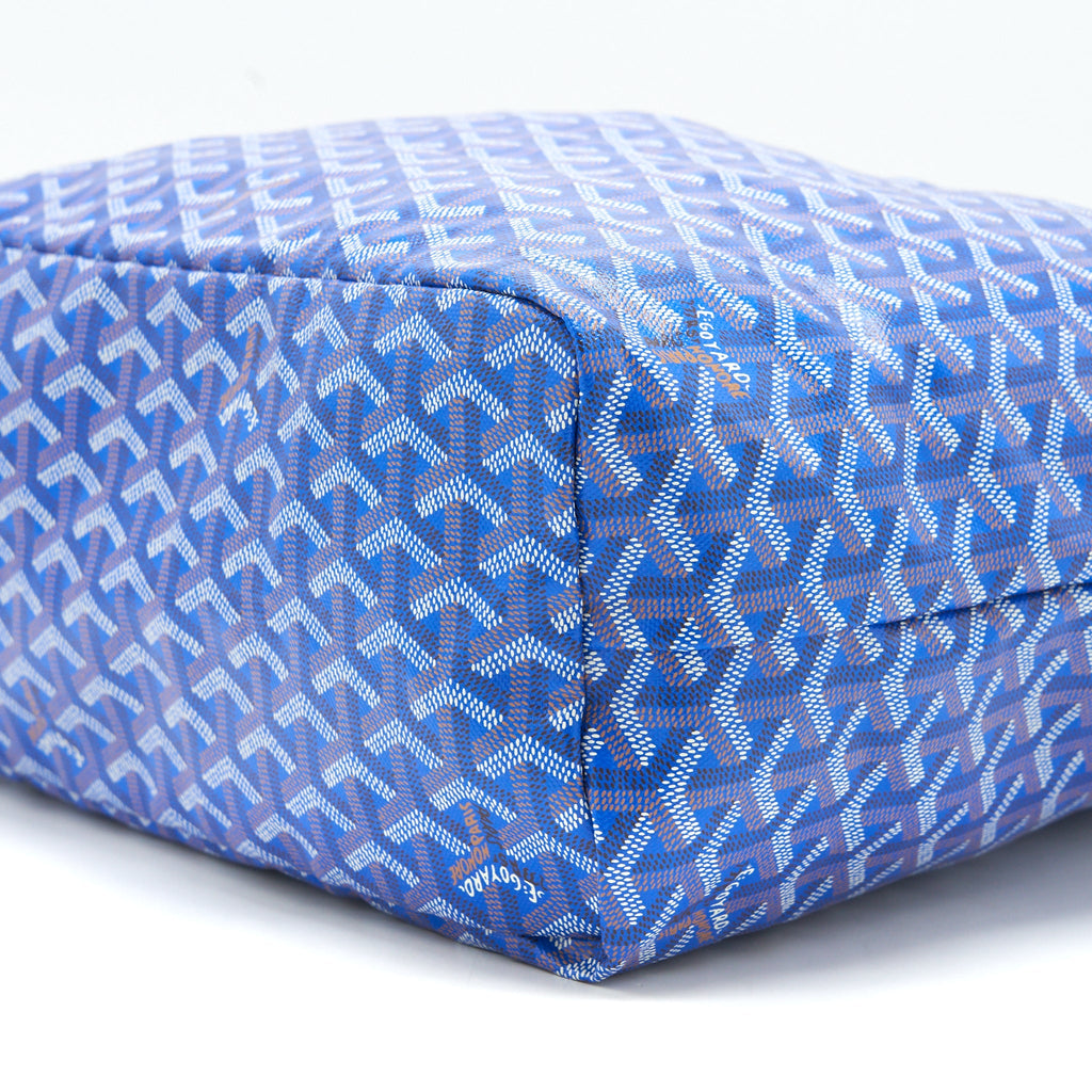 GOYARD SAINT LOUIS TOTE BAG PM BLUE