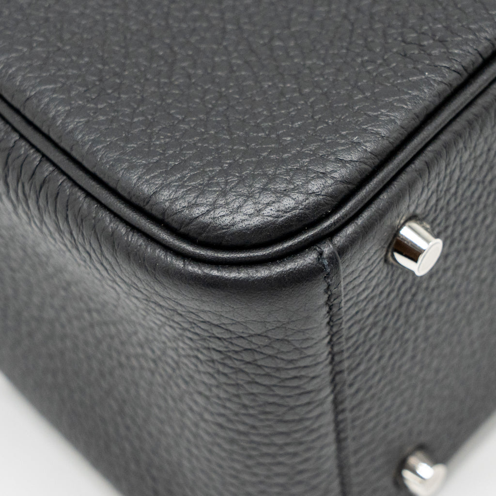 HERMES MINI LINDY II CLEMENCE BLACK SHW