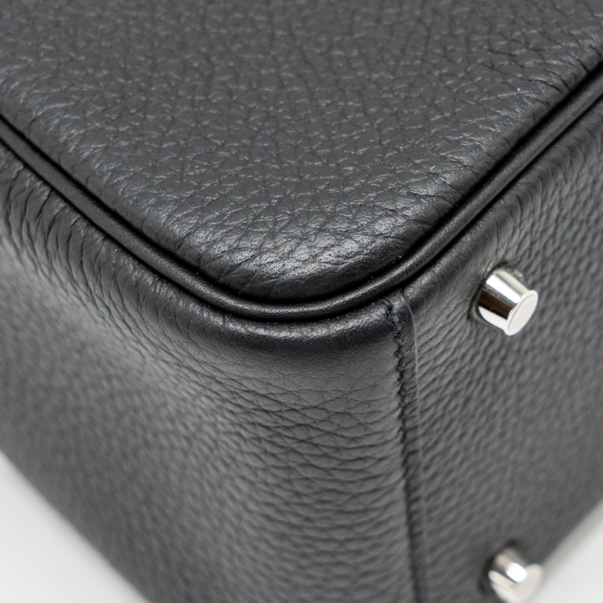 HERMES MINI LINDY II CLEMENCE BLACK SHW