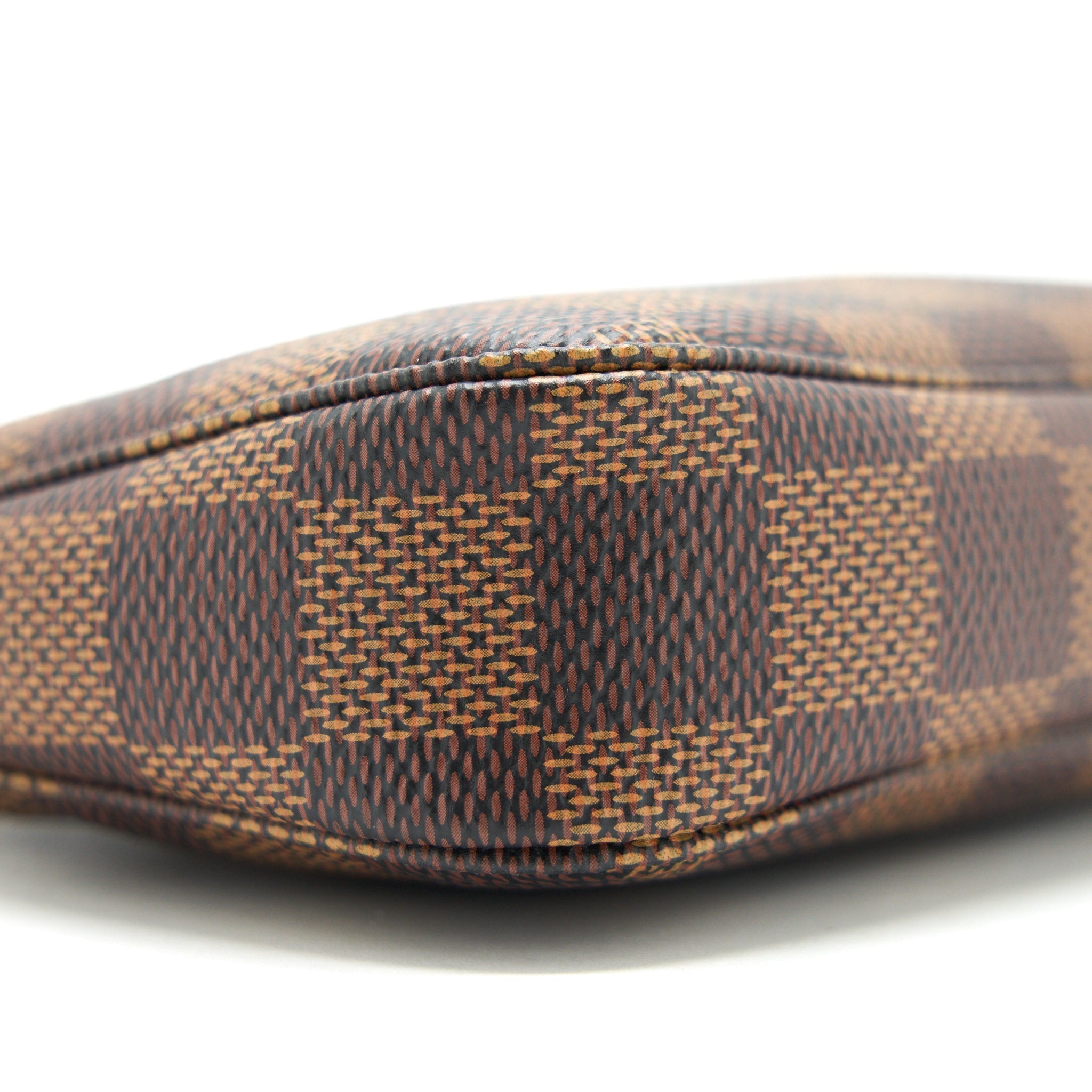 LOUIS VUITTON MINI POCHETTE ACCESSORY DAMIER EBENE GHW