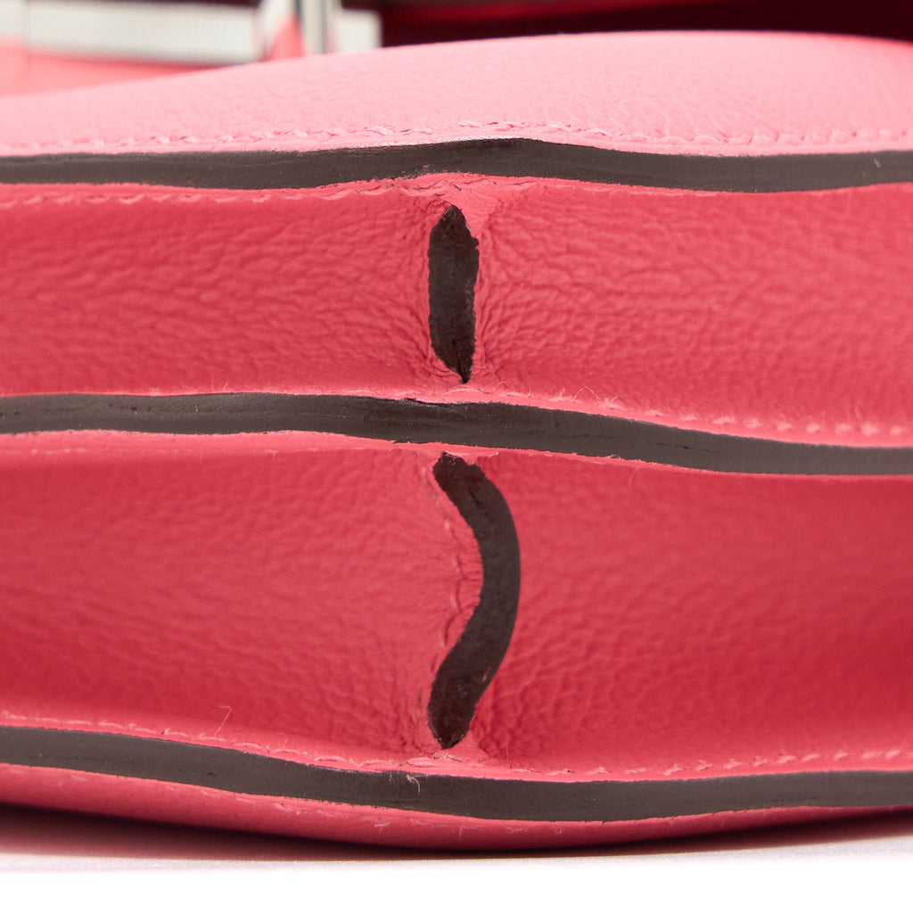 HERMES MINI CONSTANCE EVERCOLOR 8W ROSE AZALEE SHW