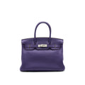 HERMES BIRKIN 30 PURPLE SHW