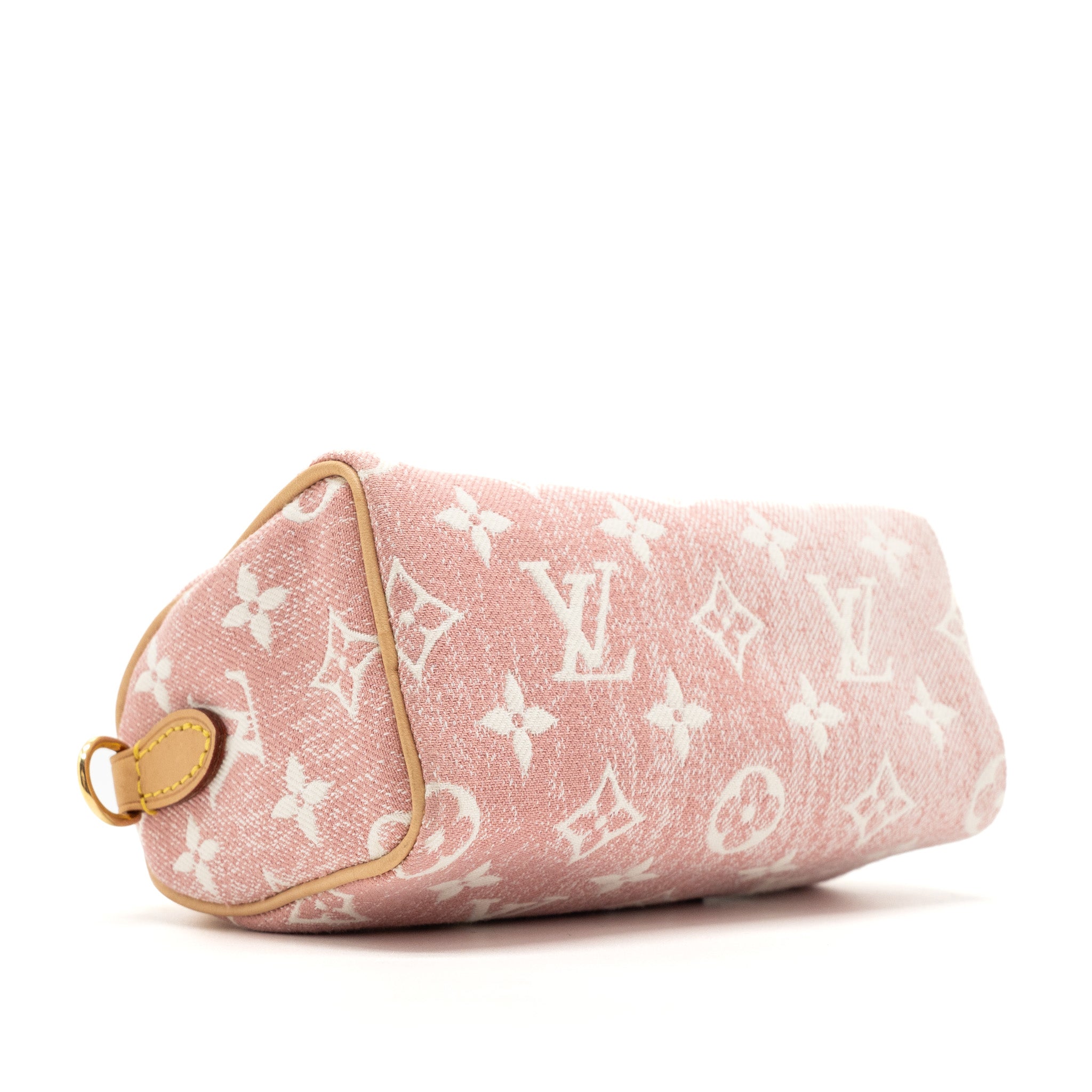 LOUIS VUITTON NANO SPEEDY MONOGRAM DENIM PINK GHW (NEW VERSION)