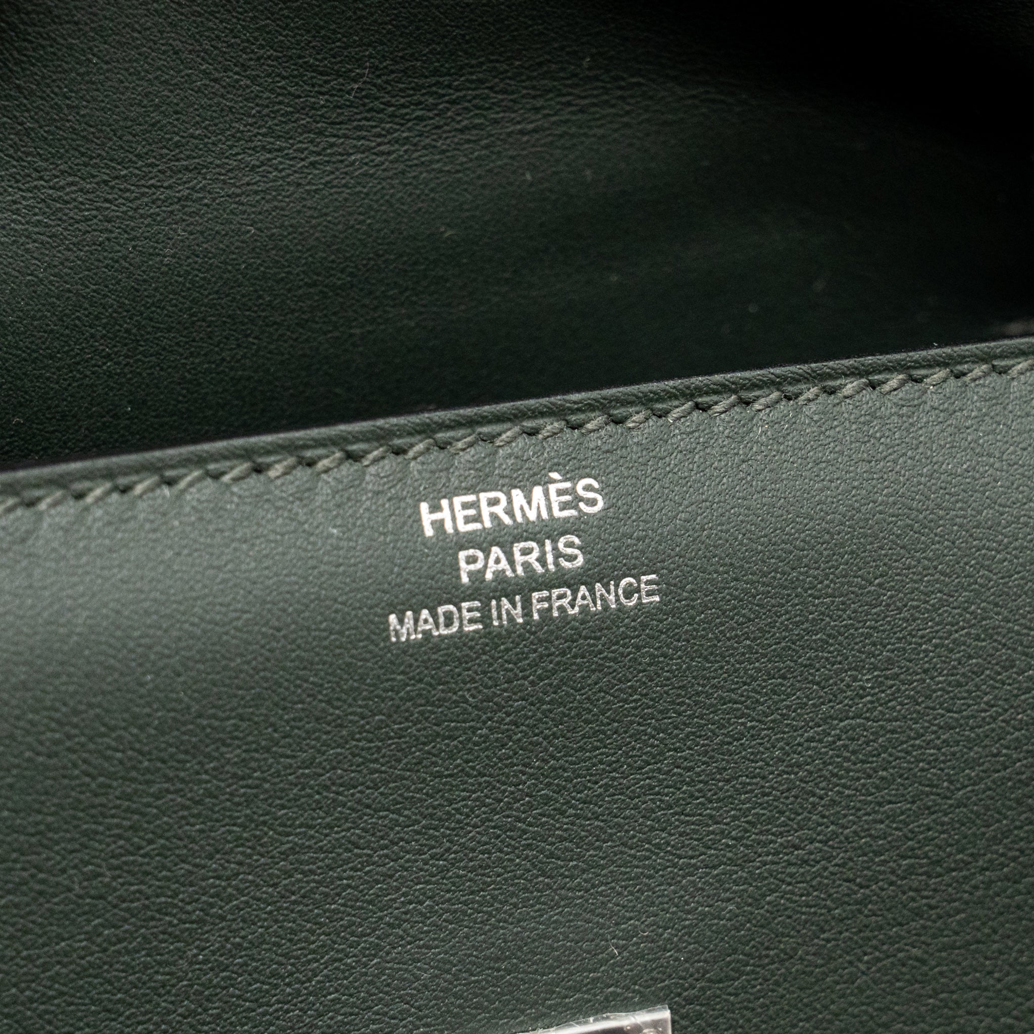 HERMES KELLY DOLE SWIFT VERT FONCE/VERT PEPPERMINT SHW