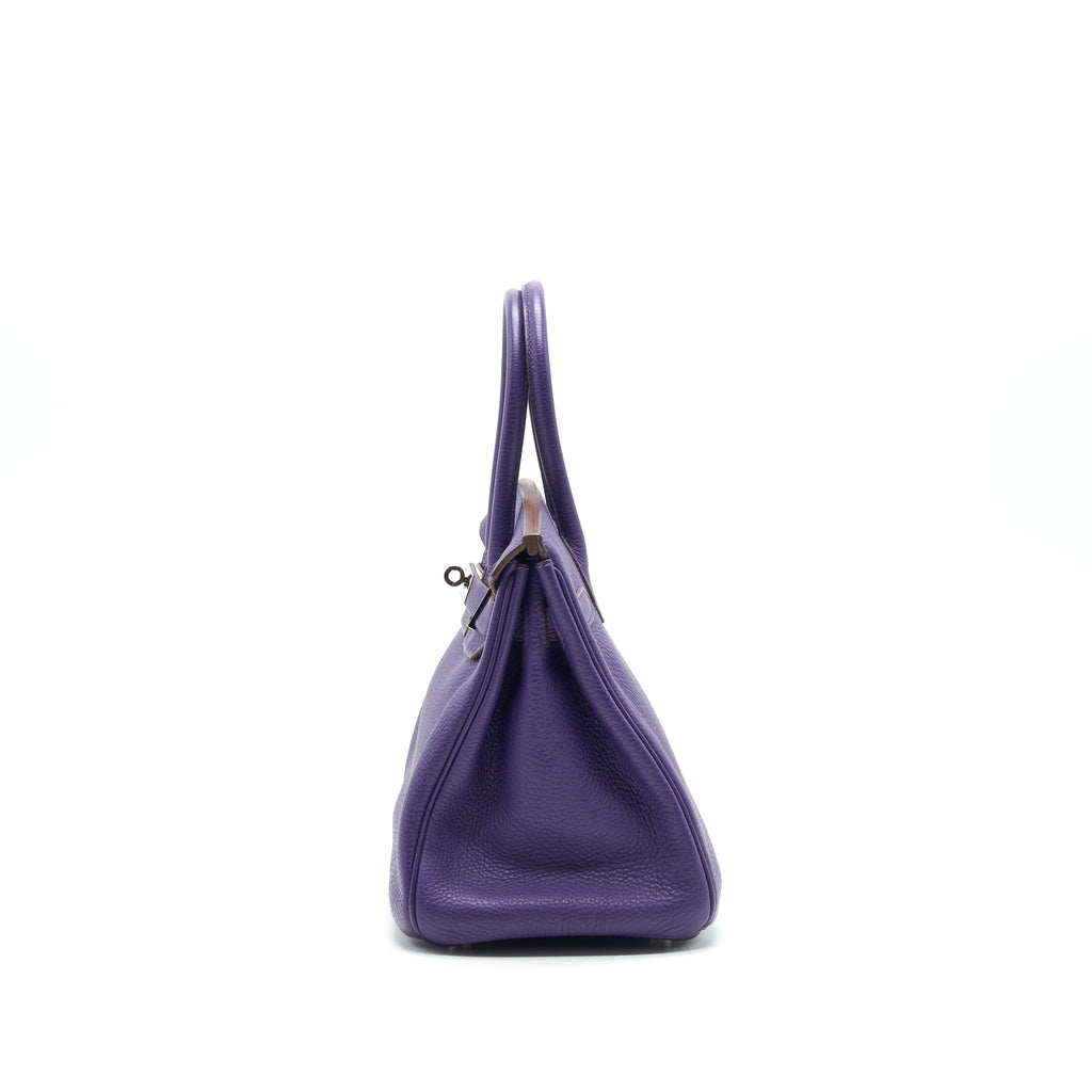 HERMES BIRKIN 30 PURPLE SHW