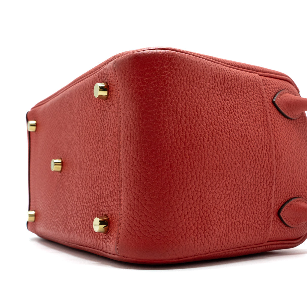 HERMES LINDY 26 CLEMENCE ROUGE TOMATE GHW