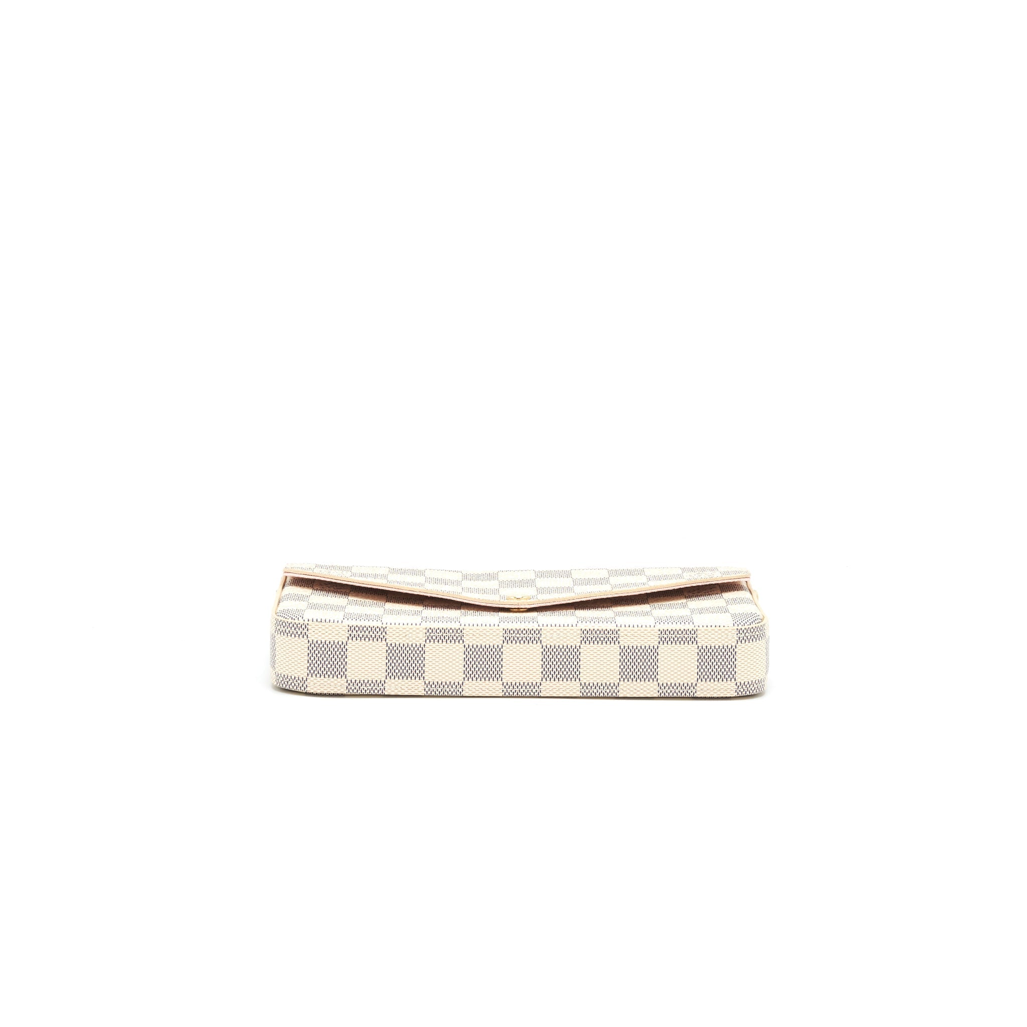 LOUIS VUITTON FELICIE POCHETTE DAMIER AZUR CANVAS