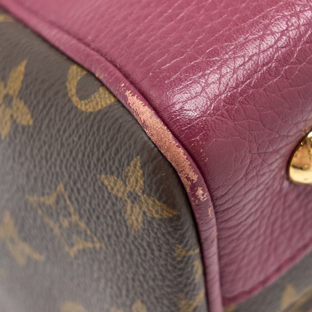 LOUIS VUITTON TOP HANDLE CROSSBODY TOTE BAG MONOGRAM CANVAS GHW