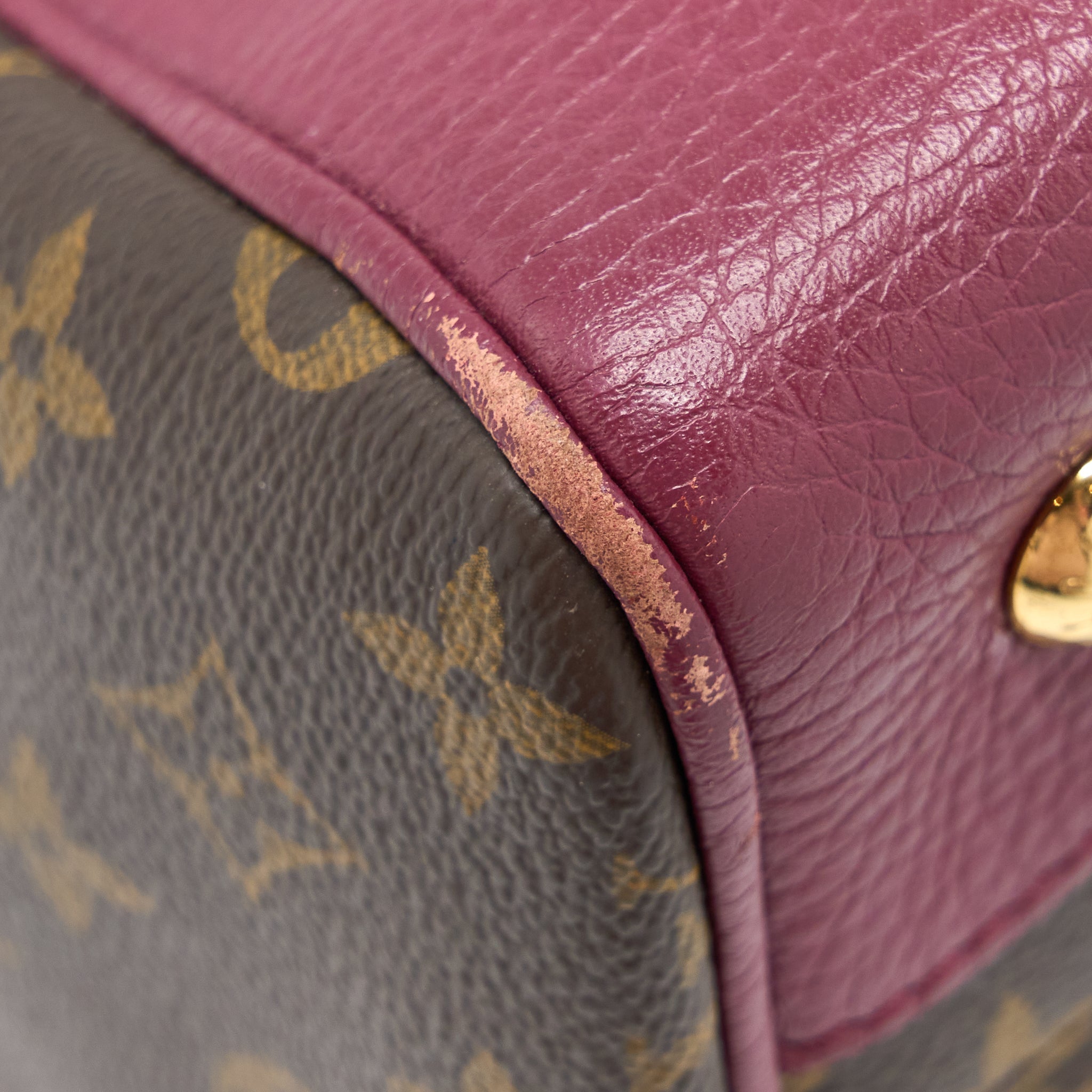 LOUIS VUITTON TOP HANDLE CROSSBODY TOTE BAG MONOGRAM CANVAS GHW