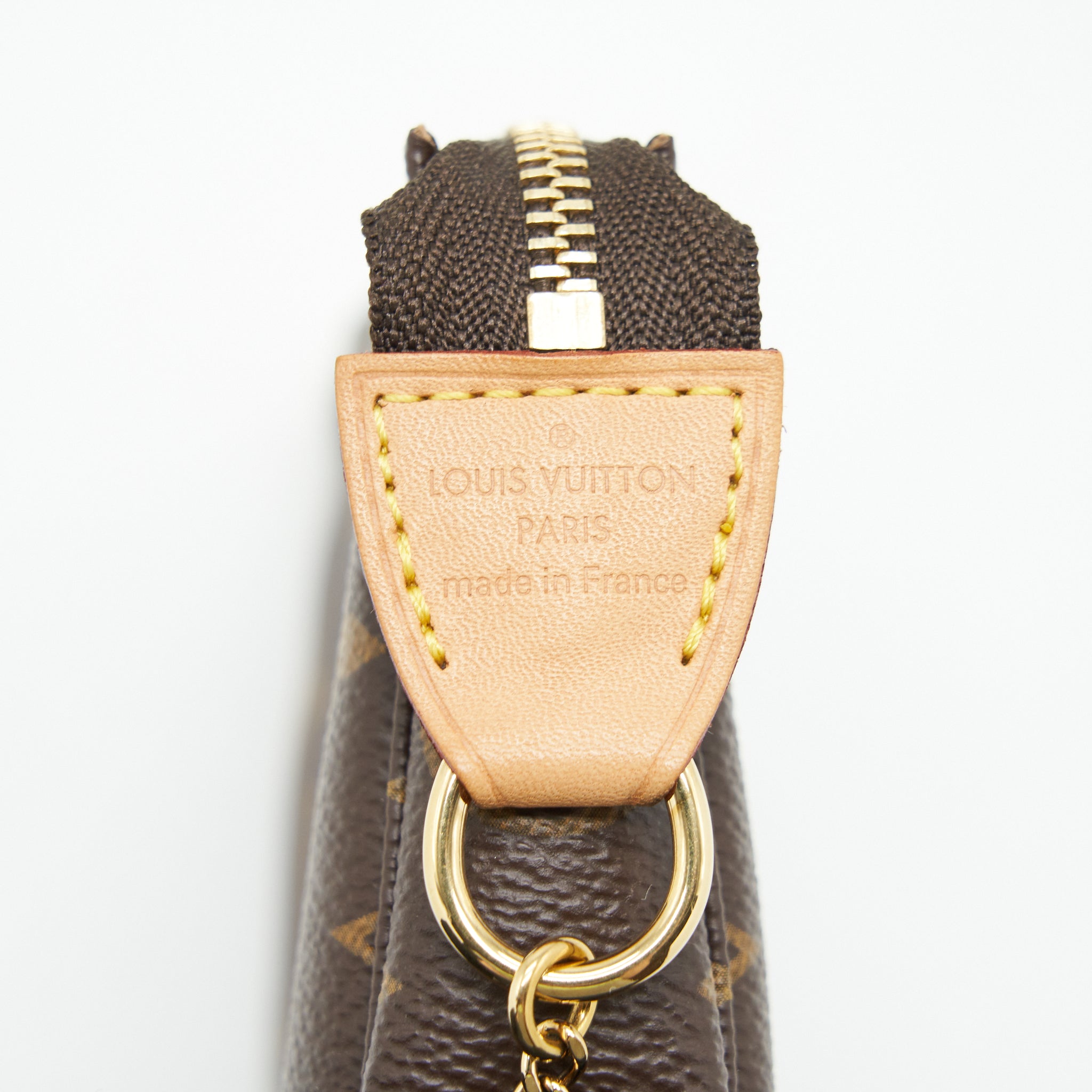 LOUIS VUITTON MINI POCHETTE ACCESSORIES MONOGRAM GHW