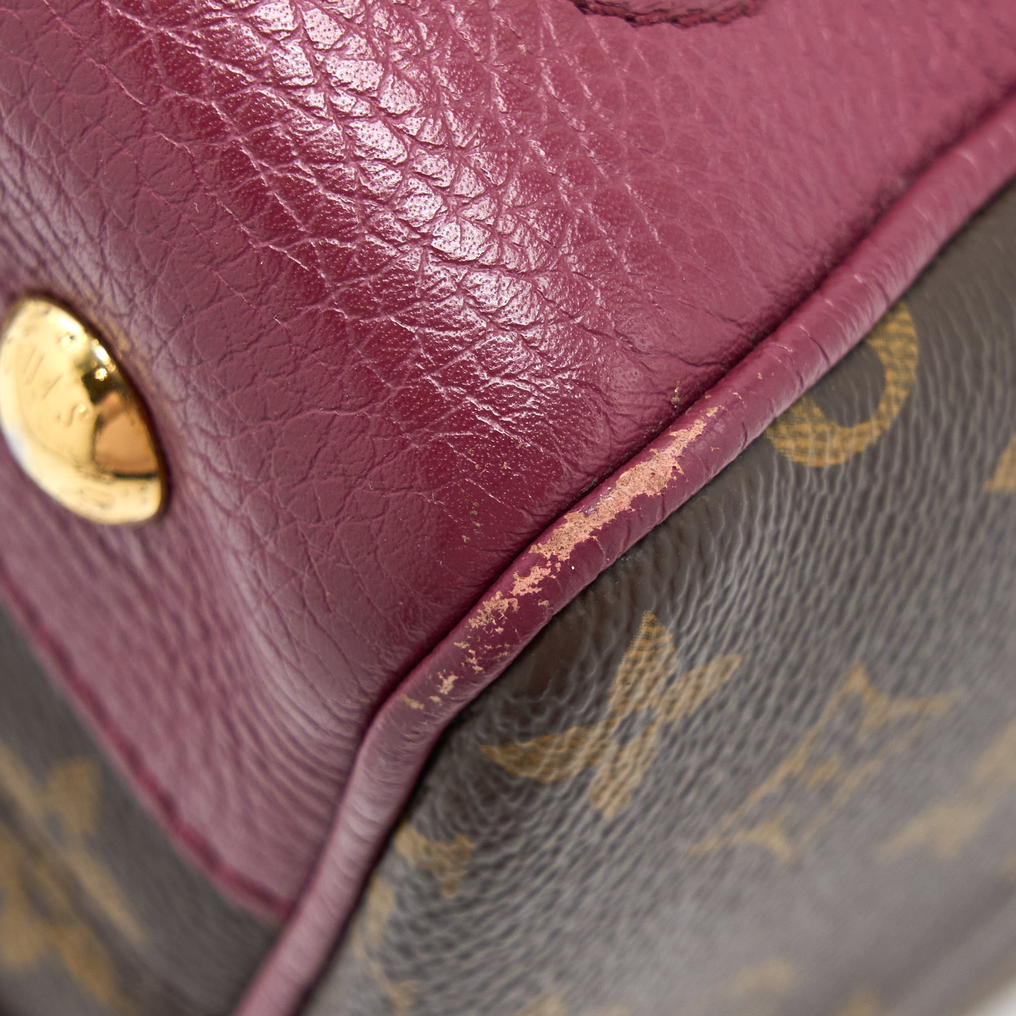 LOUIS VUITTON TOP HANDLE CROSSBODY TOTE BAG MONOGRAM CANVAS GHW