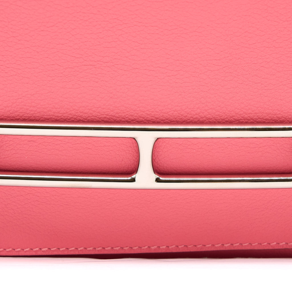 HERMES MINI ROULIS EVERCOLOUR ROSE AZALEE SHW