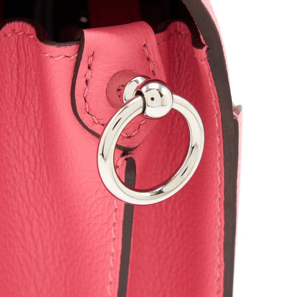 HERMES MINI ROULIS EVERCOLOUR ROSE AZALEE SHW