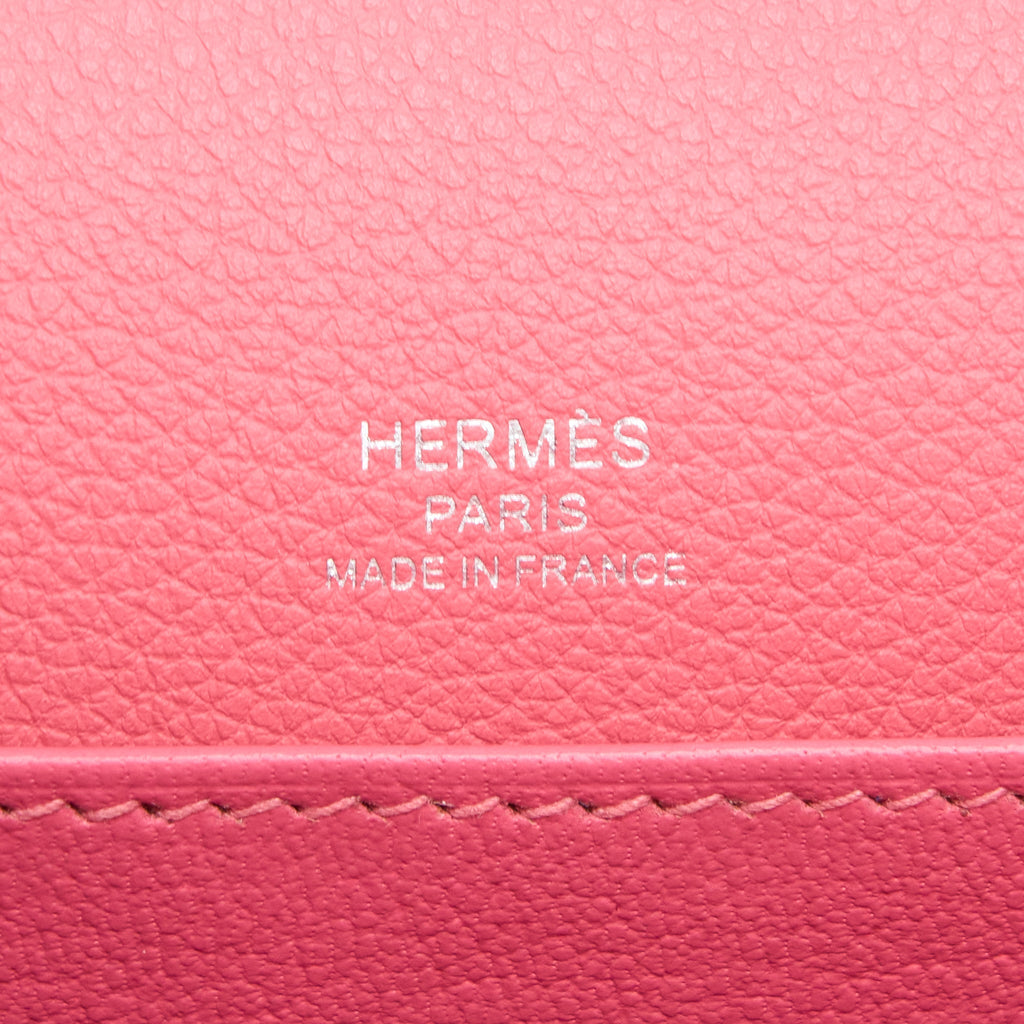 HERMES MINI ROULIS EVERCOLOUR ROSE AZALEE SHW