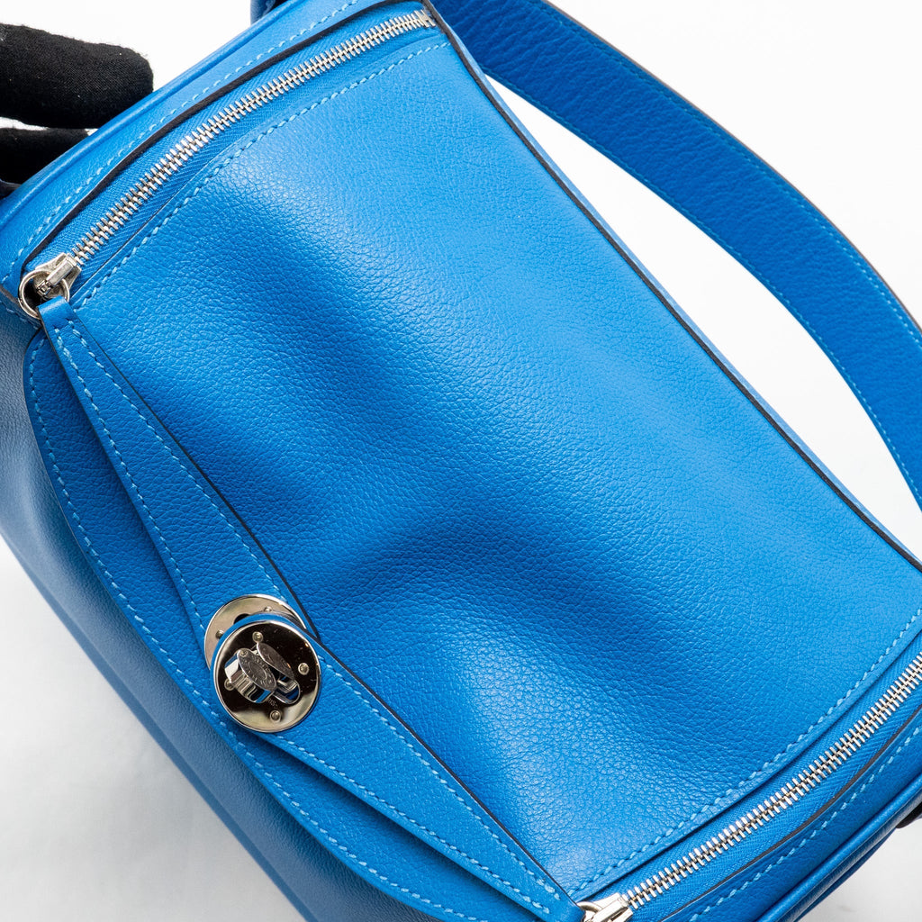 HERMES LINDY 26 EVERCOLOR BLUE ZANZIBAR SHW