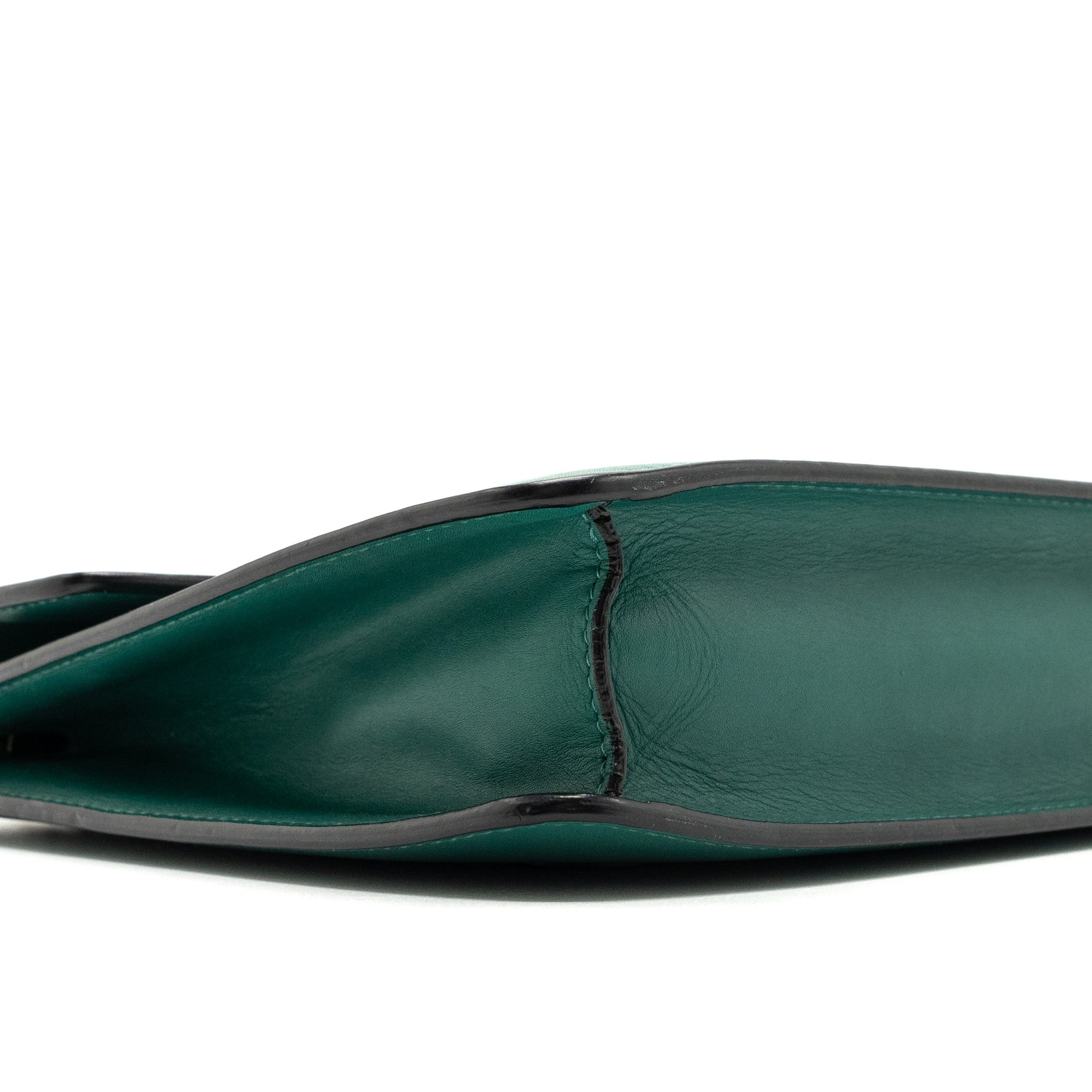 BVLGARI SERPENTI FOREVER CHAIN BAG CALFSKIN GREEN LGHW