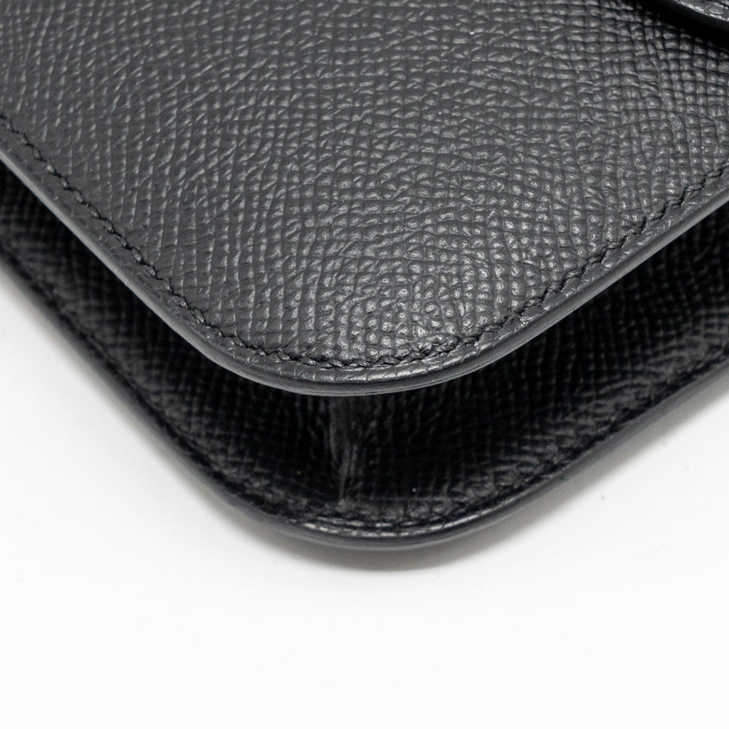 HERMES CONSTANCE ELAN EPSOM BLACK SHW