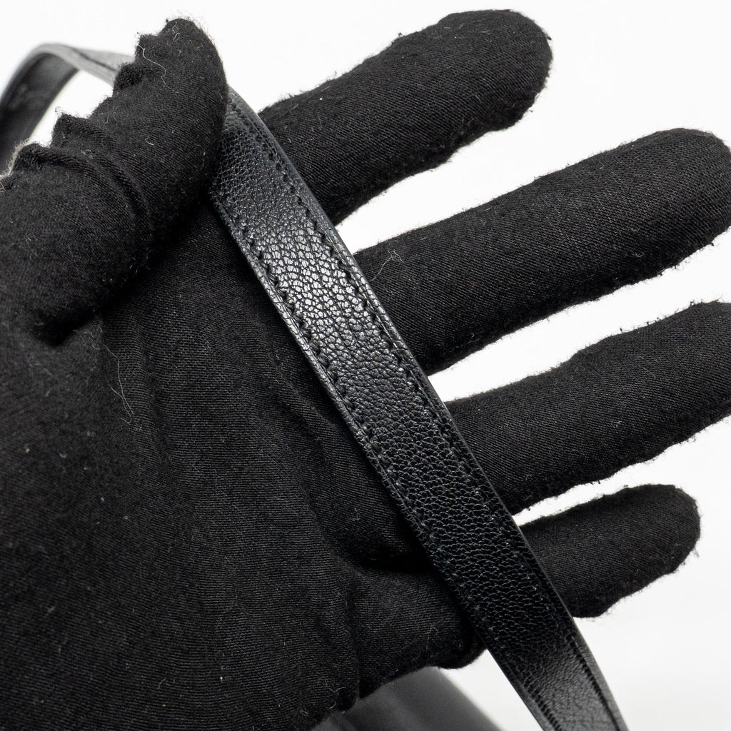 HERMES KELLY ELAN CHÈVRE CHAMKILA BLACK SHW