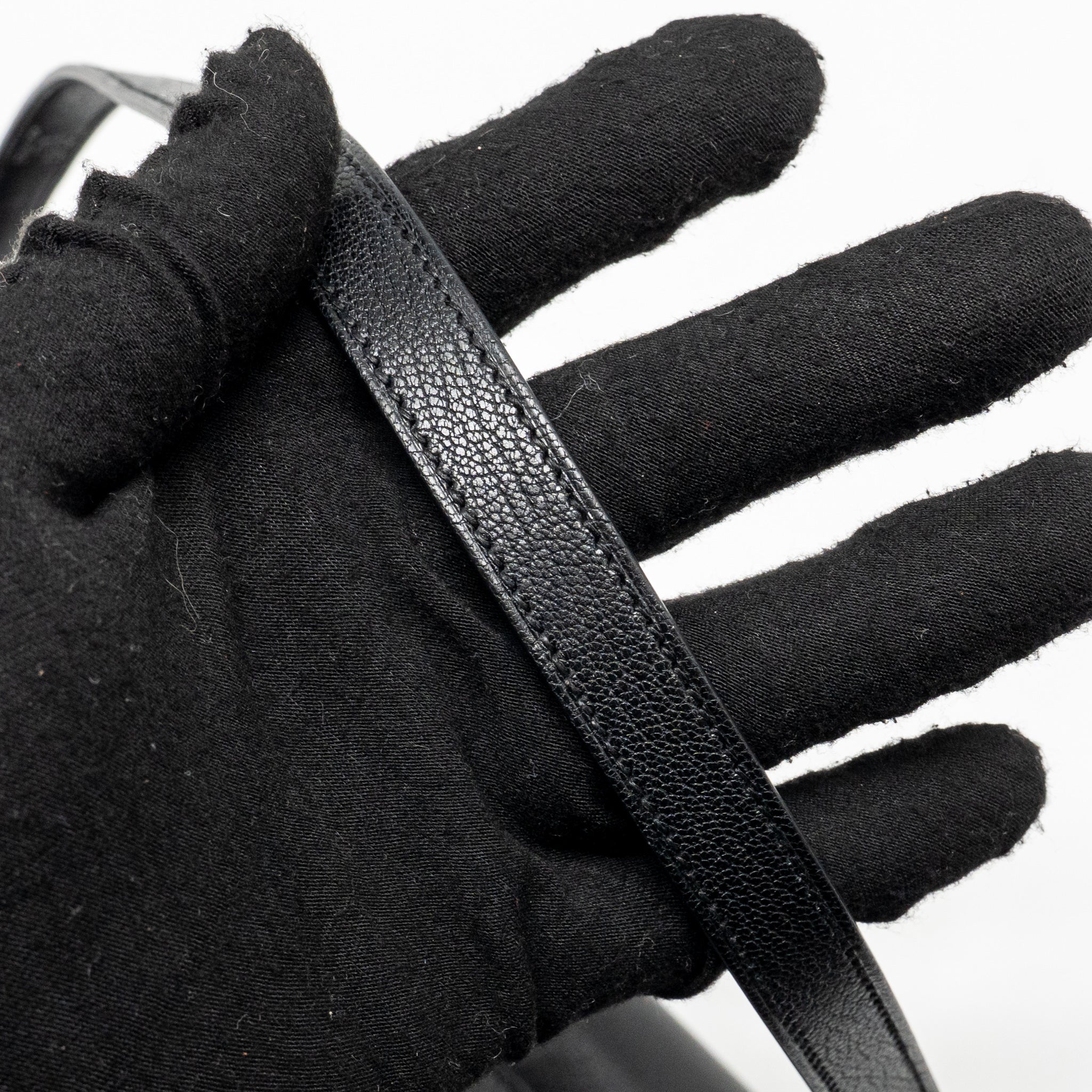 HERMES KELLY ELAN CHÈVRE CHAMKILA BLACK SHW