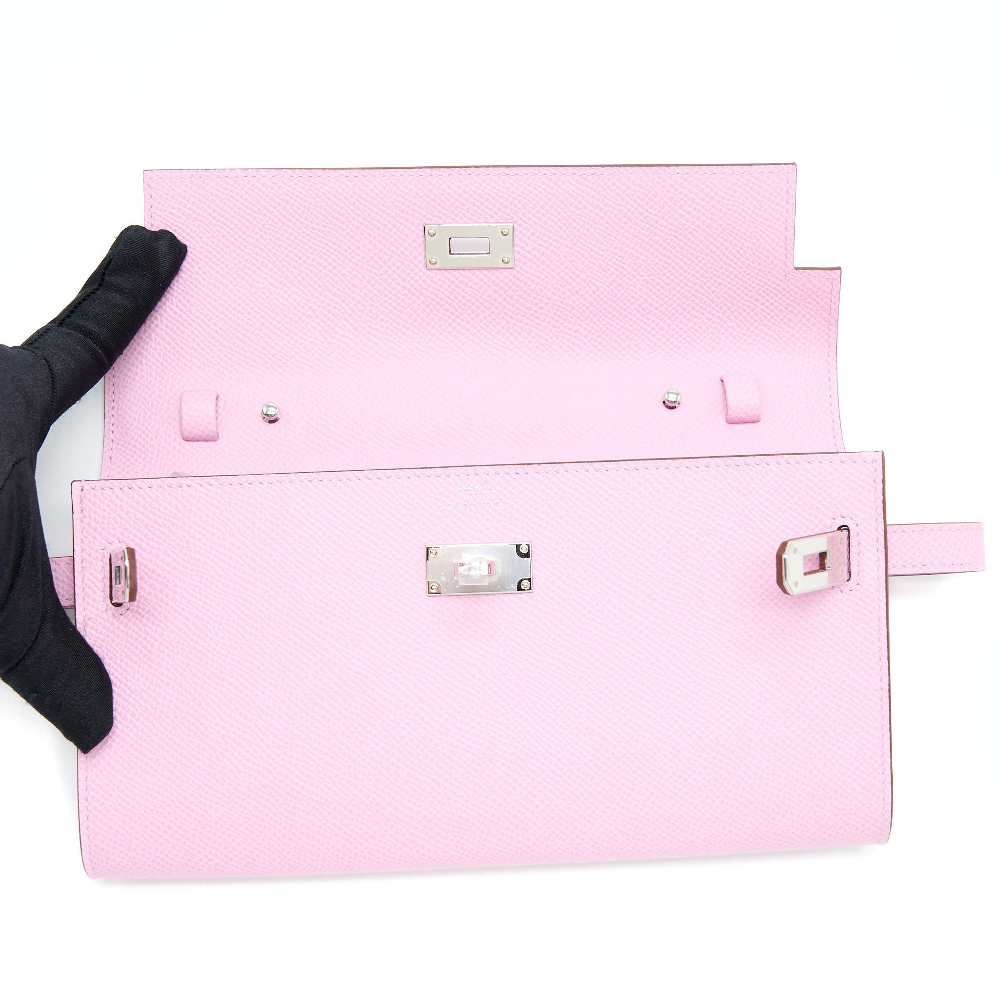 HERMES KELLY TO GO EPSOM X9 MAUVE SYLVESTRE SHW