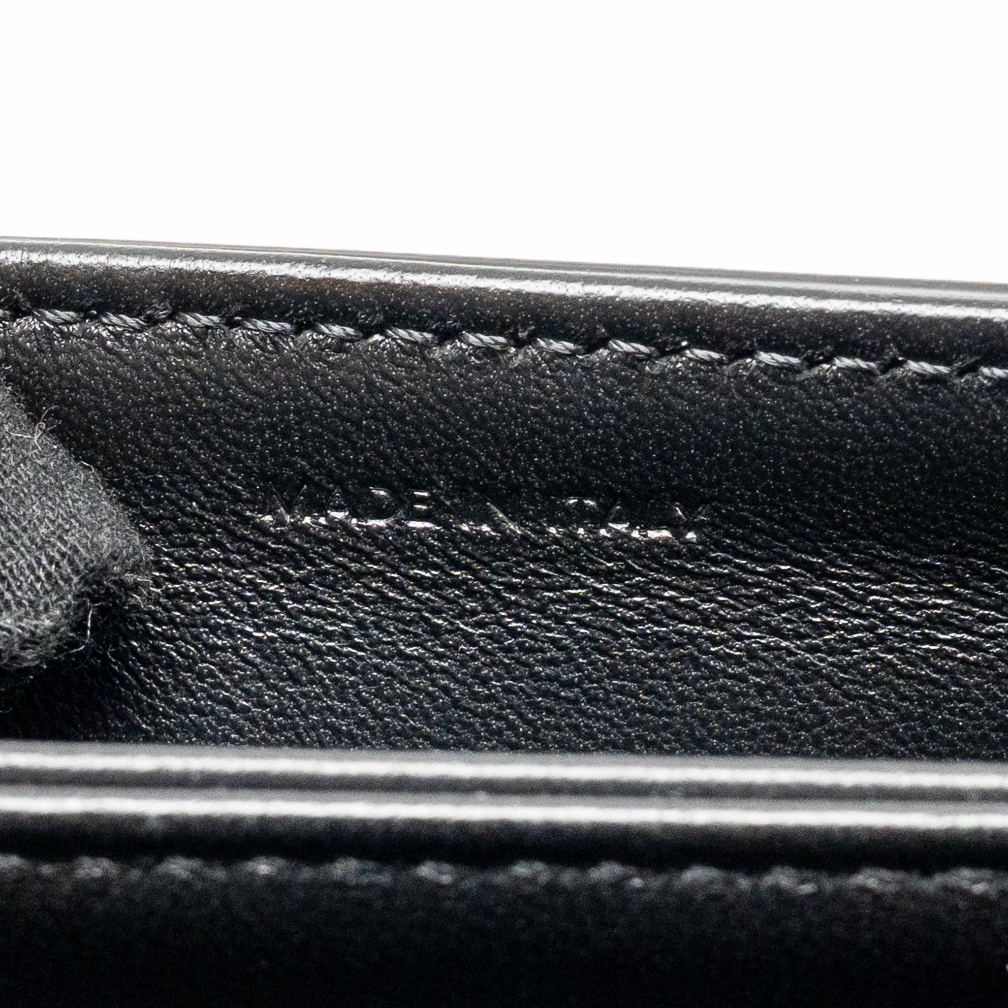 CELINE TEEN TRIOMPHE BAG TRIOMPHE CANVAS/CALFSKIN BLACK/WHITE GHW