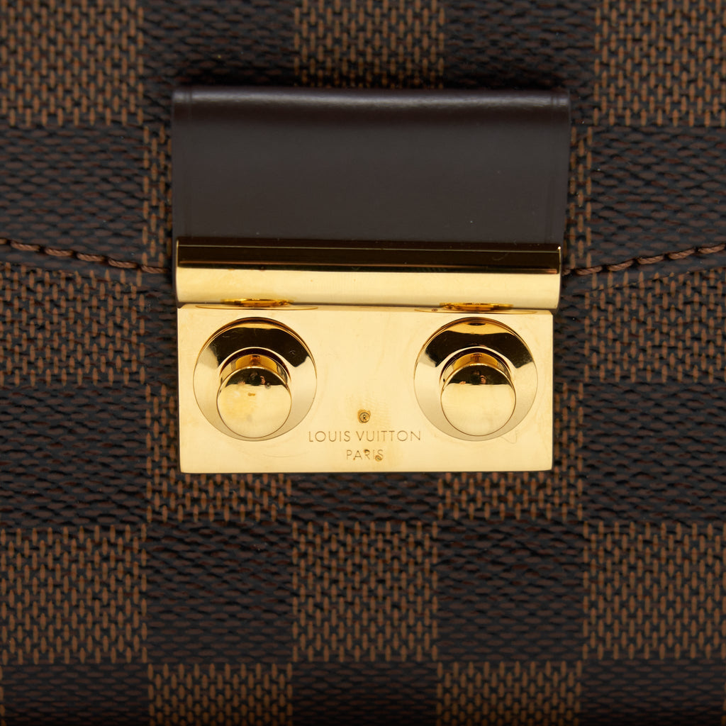 LOUIS VUITTON CROISETTE EBENE BROWN GHW