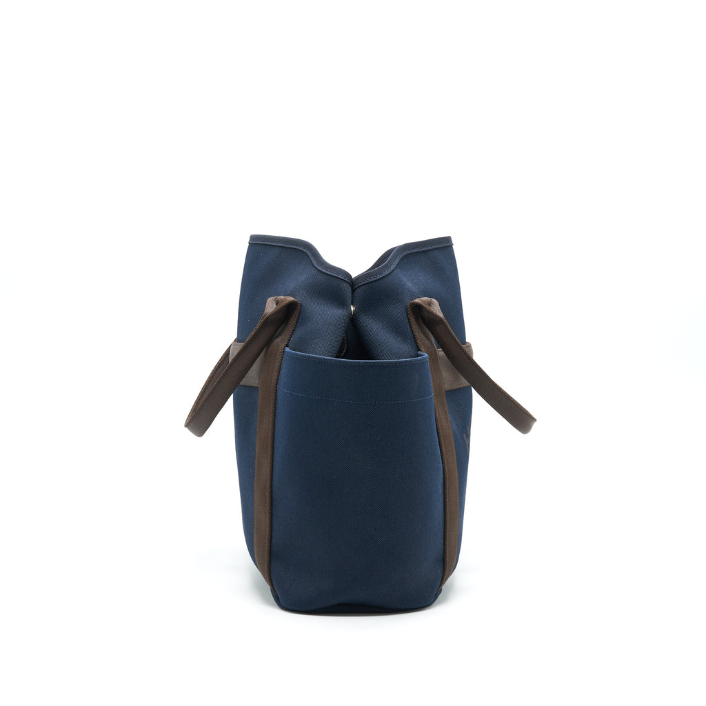HERMES THE GROOMING BAG BLUE NAVY/ FEU