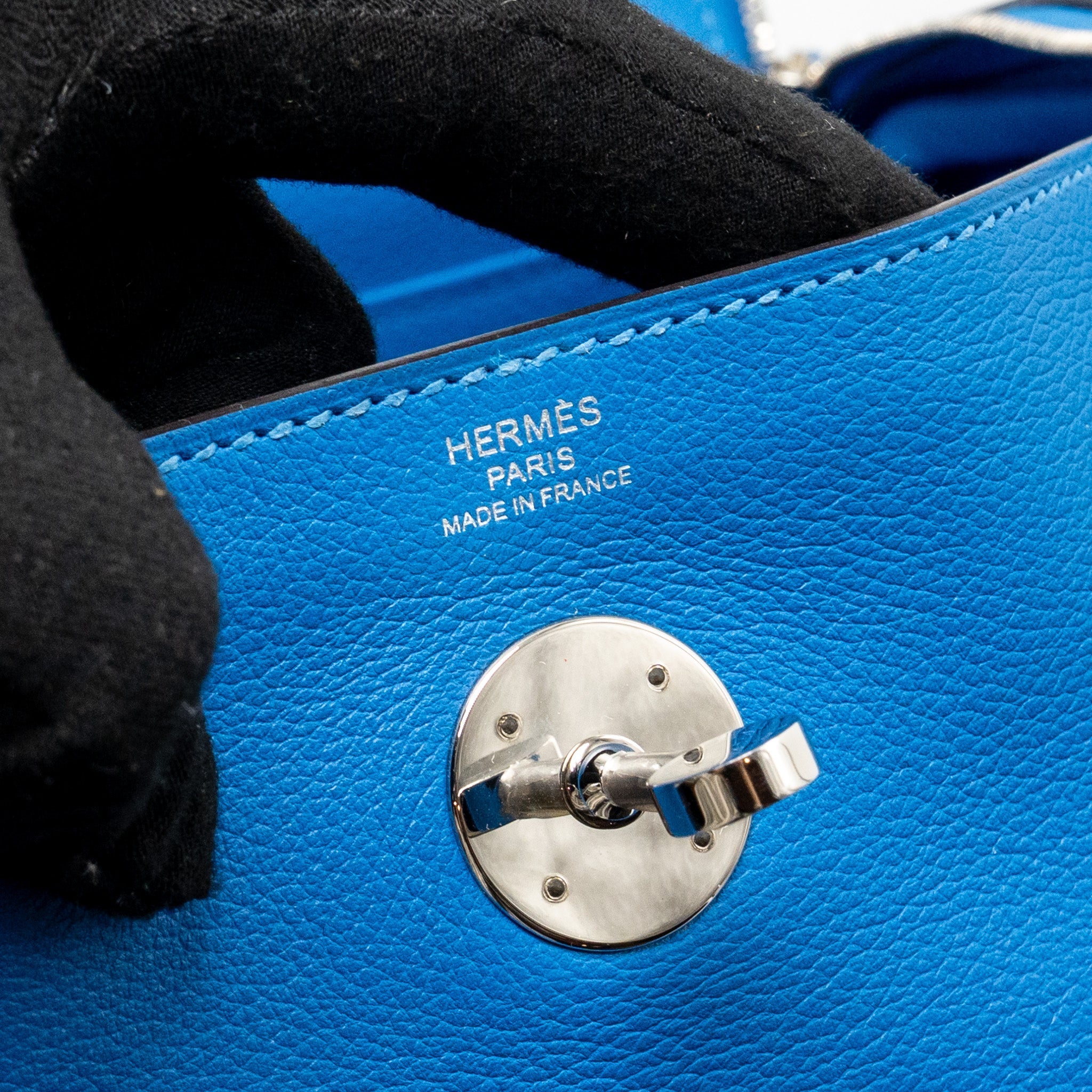 HERMES LINDY 26 EVERCOLOR BLUE ZANZIBAR SHW