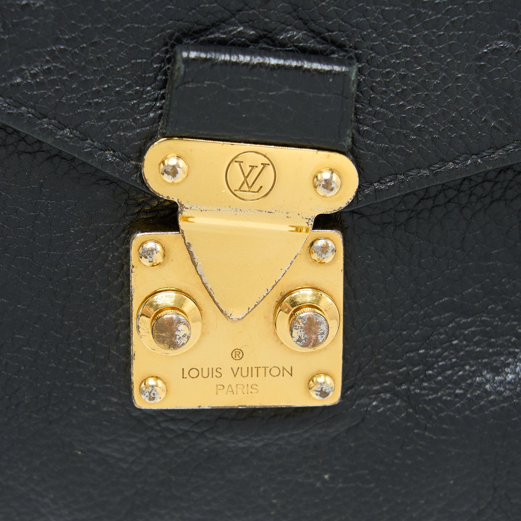 LOUIS VUITTON POCHETTE MÉTIS MONOGRAM EMPREINTE BLACK GHW
