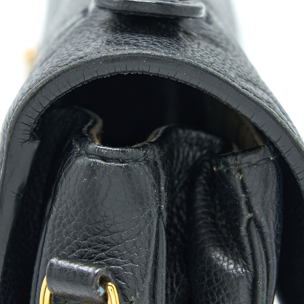 LOUIS VUITTON POCHETTE MÉTIS MONOGRAM EMPREINTE BLACK GHW