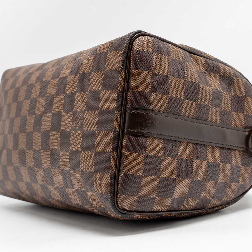 LOUIS VUITTON SPEEDY 25 DAMIER EBENE GHW