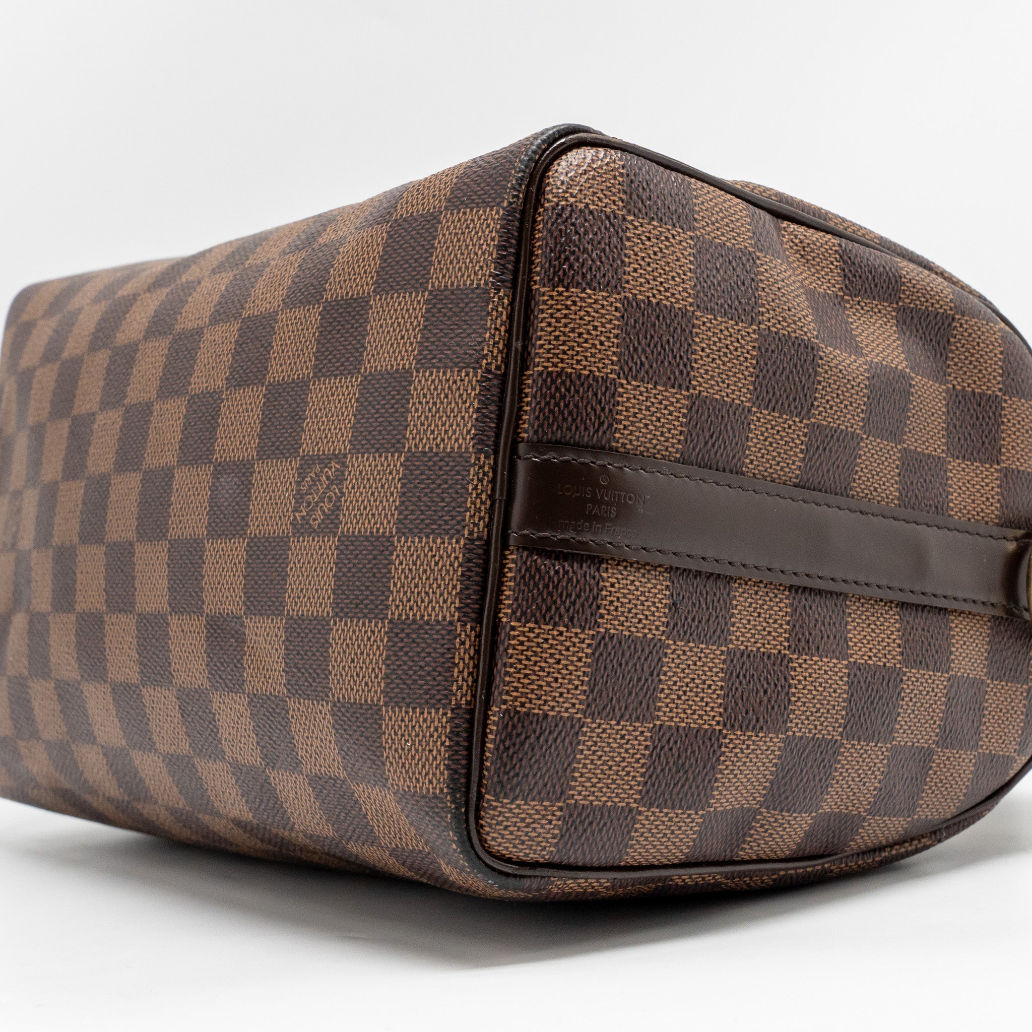 LOUIS VUITTON SPEEDY 25 DAMIER EBENE GHW