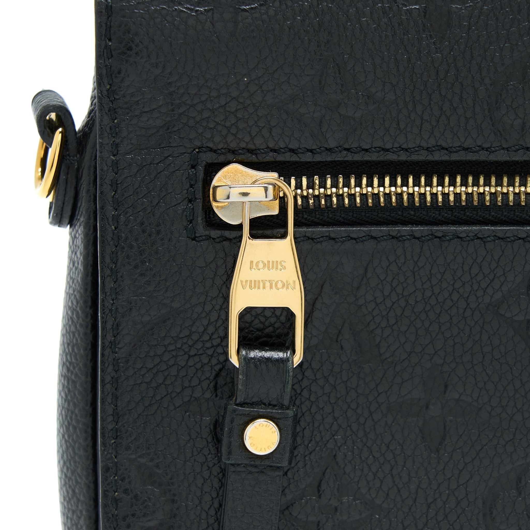 LOUIS VUITTON POCHETTE MÉTIS MONOGRAM EMPREINTE BLACK GHW