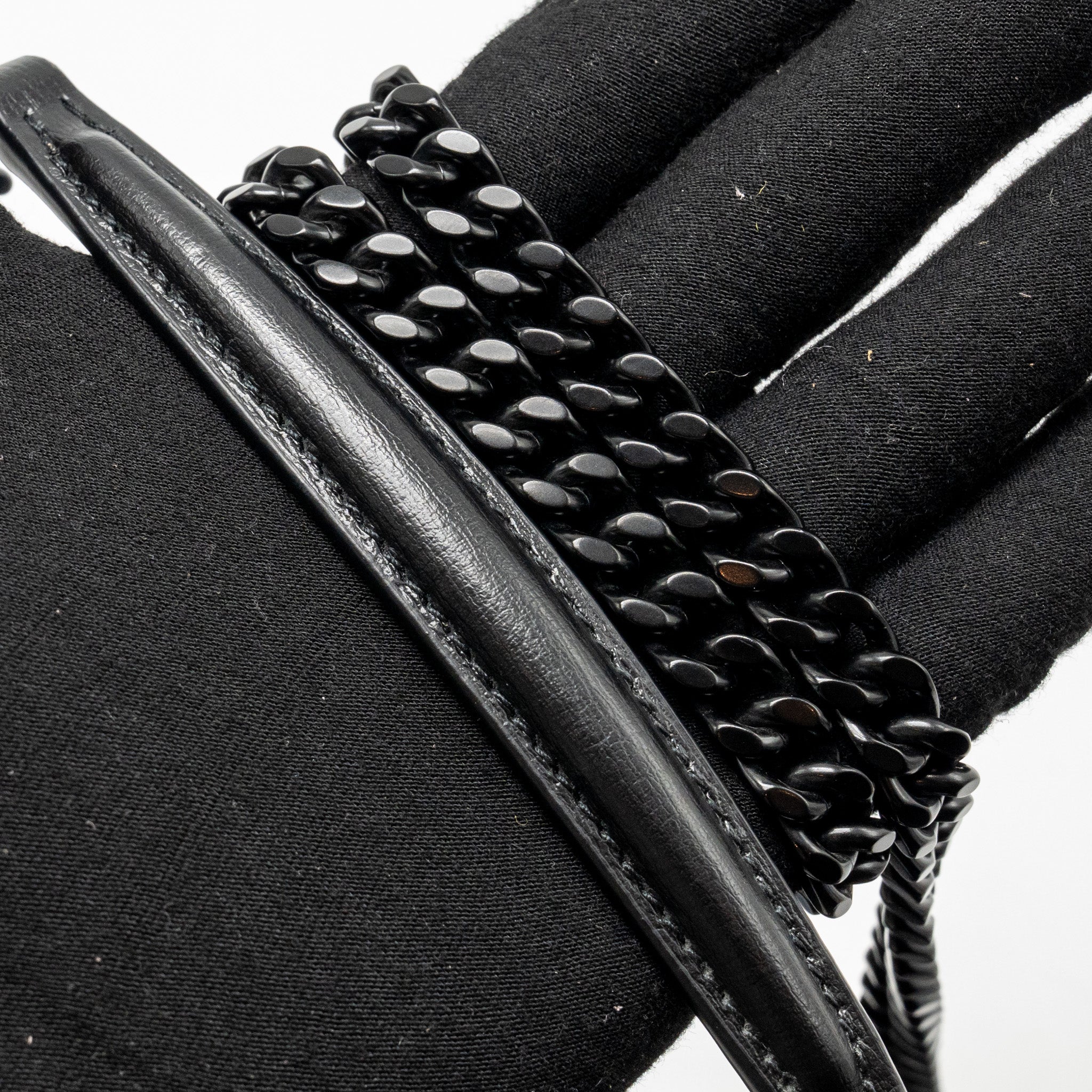 SAINT LAURENT / YSL MEDIUM SUNSET BAG BLACK CALFSKIN BLACK HARDWARE